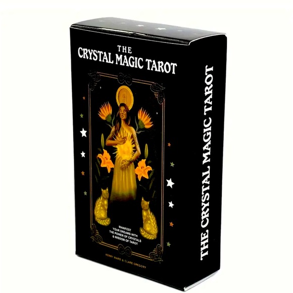 The Crystal Magic Tarot Cards - 78 Card Deck QRcode PDF Guidebook NIP